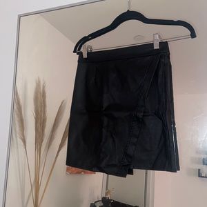 Pleather skirt